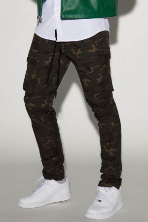 Camo Fashion Nova More Than One Nylon Cargo Men Pants USA | 438097EBD