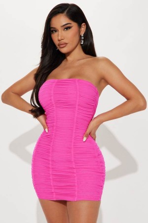 Pink Fashion Nova Kimberly Mini dress Women Dress USA | 794162EVT