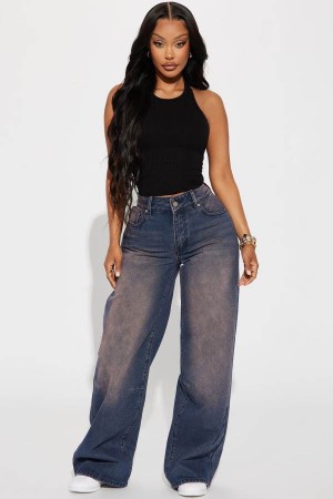 Purple Fashion Nova Someone's Delight Baggy Women Jeans USA | 276159EPN