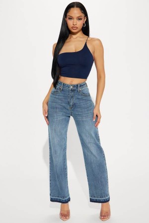 Wash Fashion Nova In The Best Ways Cropped Straight Leg Women Jeans USA | 168250ZRK