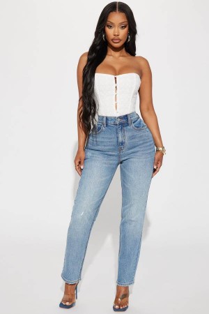 Wash Fashion Nova Mama Said 90s High Rise Mom Women Jeans USA | 192847RXO