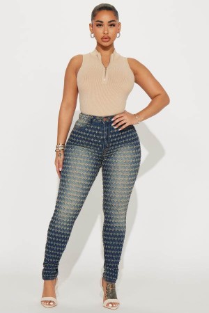 Wash Fashion Nova Take Some Time Skinny Women Jeans USA | 756938LDE