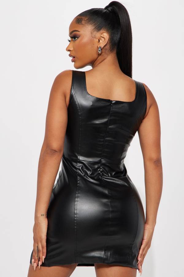 Black Fashion Nova Dazzling Muse Mini Women Dress USA | 438961JAD