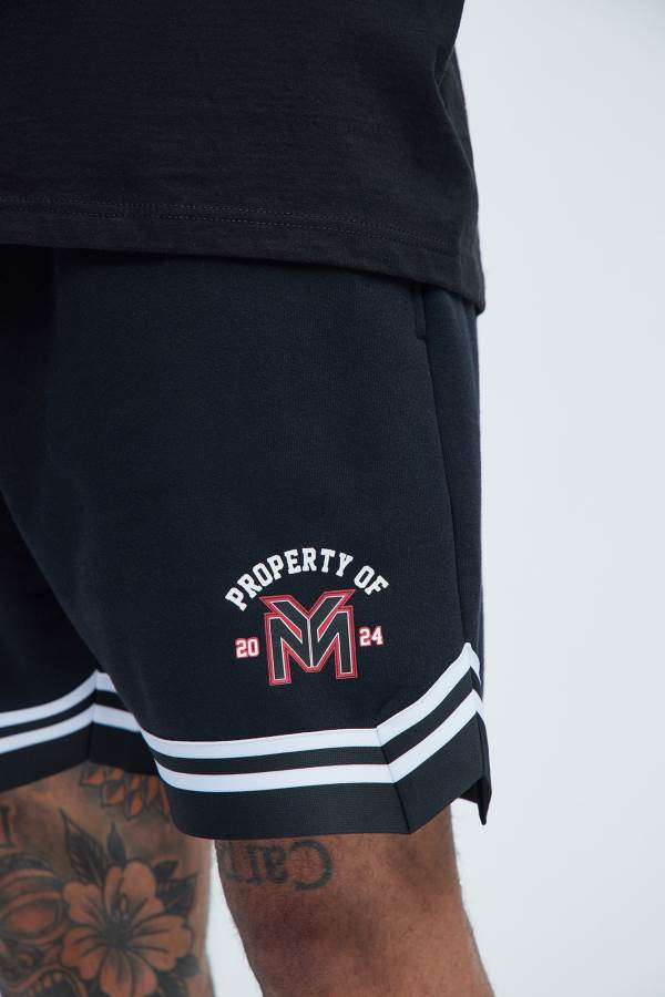 Black Fashion Nova Lil Wayne Property Of Basketball Men Shorts USA | 812567TIM