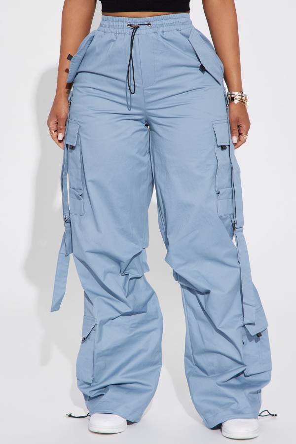 Blue Fashion Nova Don't Mess Around Cargo Women Pants USA | 746813SQH