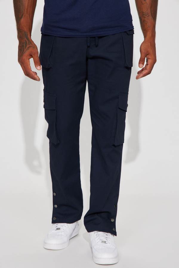 Blue Fashion Nova Worker Cargo Men Pants USA | 509618WXC