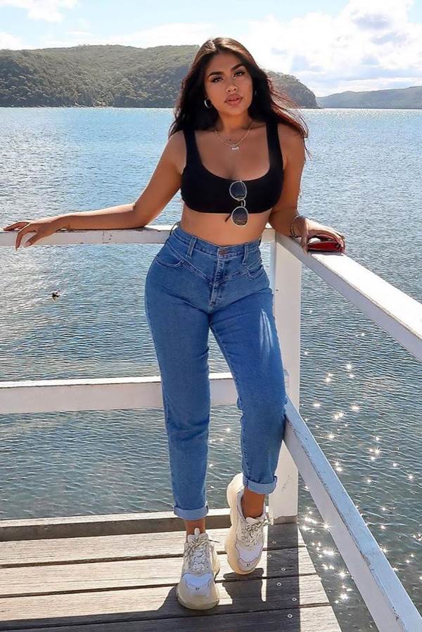 Blue Wash Fashion Nova Affair Of The Heart Mom Women Jeans USA | 798205DTS