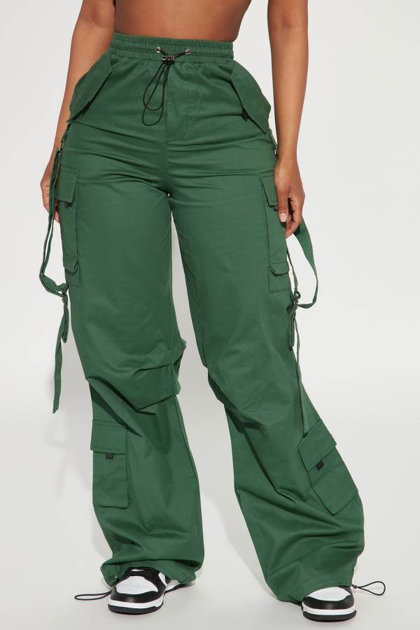 Green Fashion Nova Don't Mess Around Cargo Women Pants USA | 437602CZH