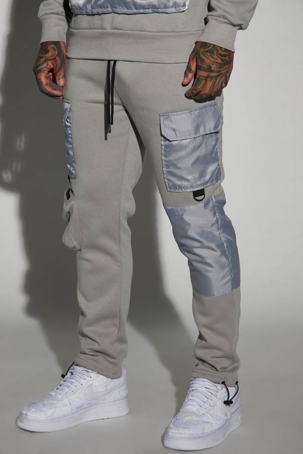 Grey Fashion Nova Everything We Need Men Sweatpants USA | 738456LSM