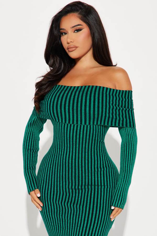 Jade Fashion Nova Juniper Sweater Maxi Women Dress USA | 358092QGL