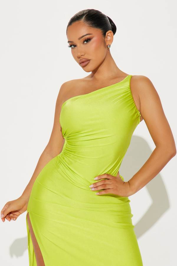 Light Green Fashion Nova Celia Cut Out Maxi Women Dress USA | 943705NBK