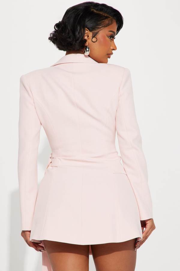 Pink Fashion Nova Alexa Mini Blazer Women Dress USA | 594680GJS