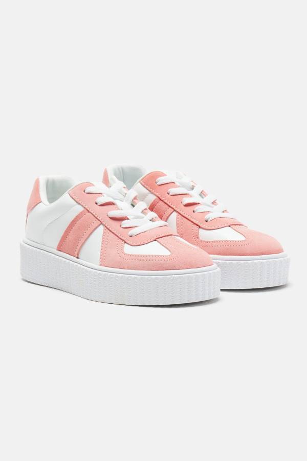 Pink Fashion Nova Two Way Street Women Sneakers USA | 654178SEA