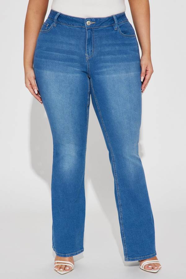 Wash Fashion Nova Haven't You Heard Stretch Bootcut Women Jeans USA | 369012WZG