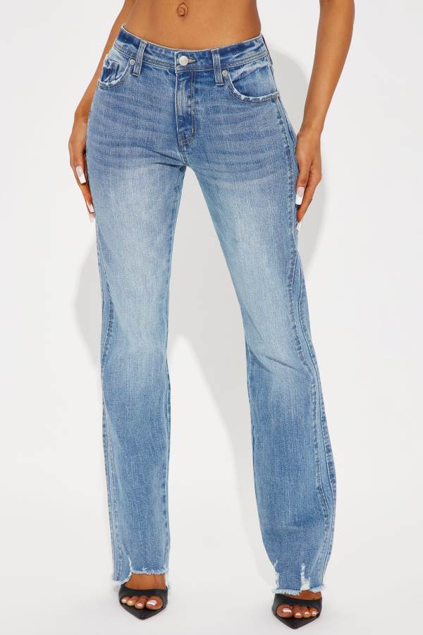 Wash Fashion Nova Passing You Up Stretch Bootcut Women Jeans USA | 605187IVS