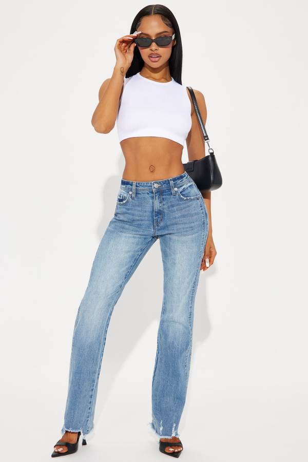 Wash Fashion Nova Passing You Up Stretch Bootcut Women Jeans USA | 605187IVS