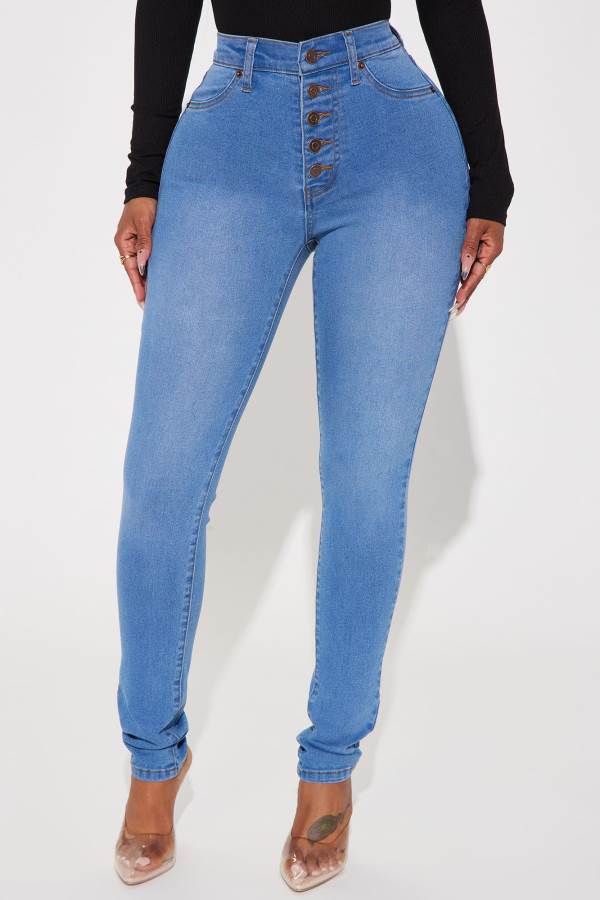 Wash Fashion Nova Show It Off Stretch Skinny Women Jeans USA | 412703JIE