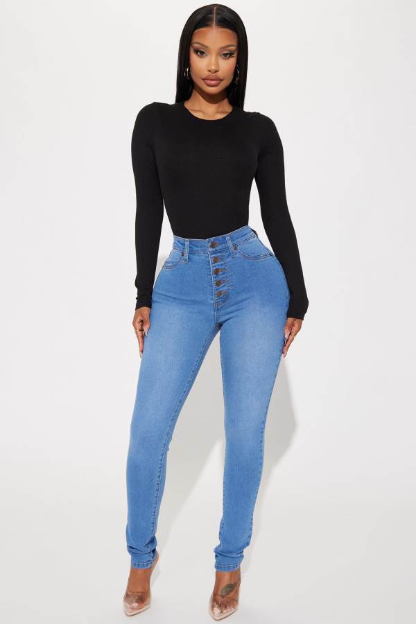 Wash Fashion Nova Show It Off Stretch Skinny Women Jeans USA | 412703JIE